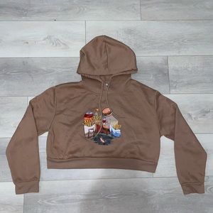 Cute fast food crop top